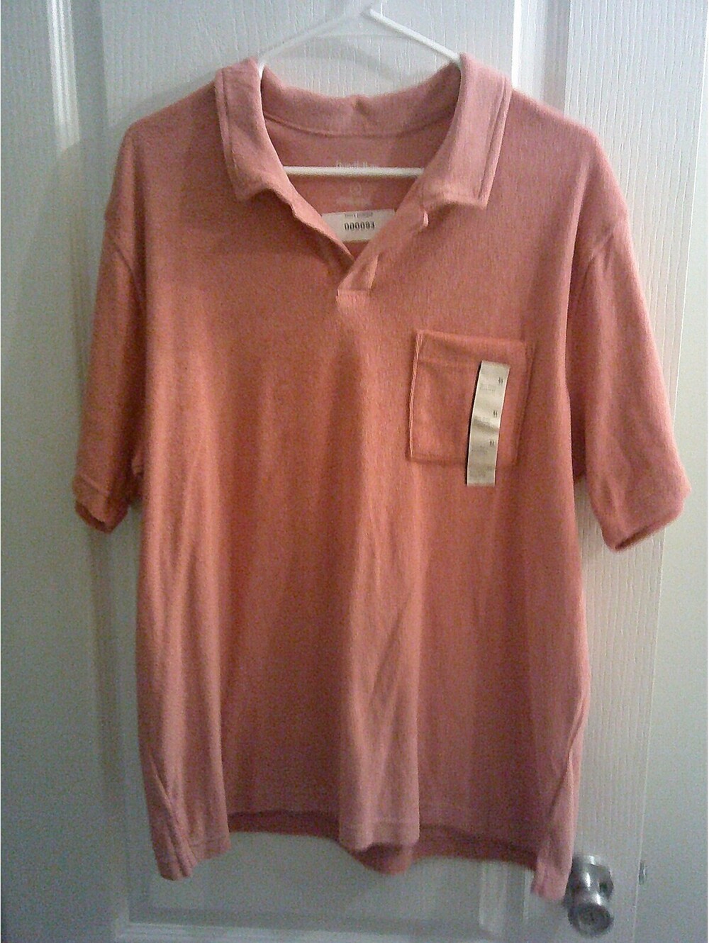 Goodfellow & Co Pink Textured Casual Polo Shirt – 0093